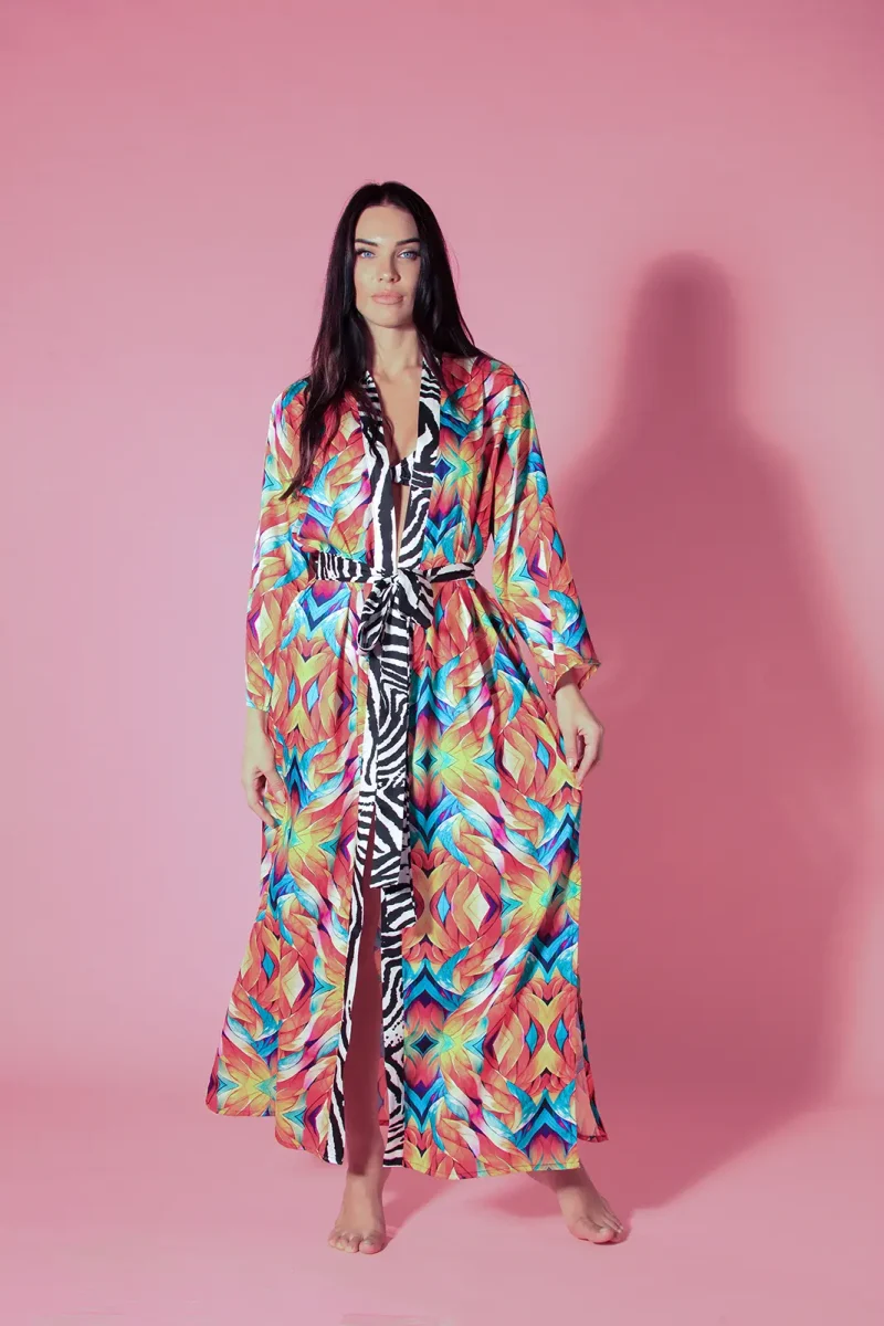 Kimono Lungo Modello Claudia