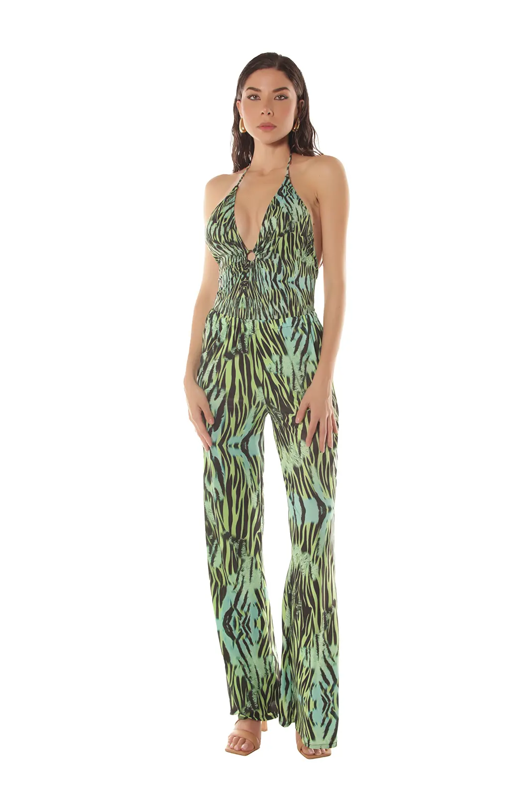 Pantalone Zampa Microfibra Amalfi