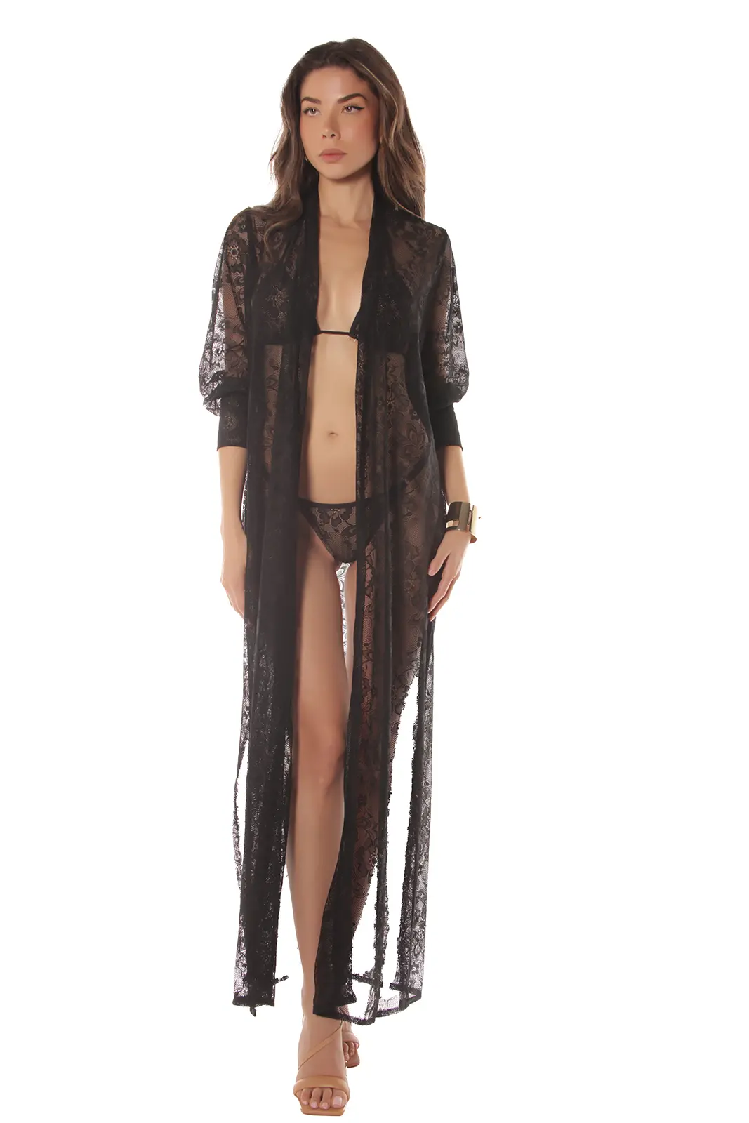 Kimono Lungo Merletto