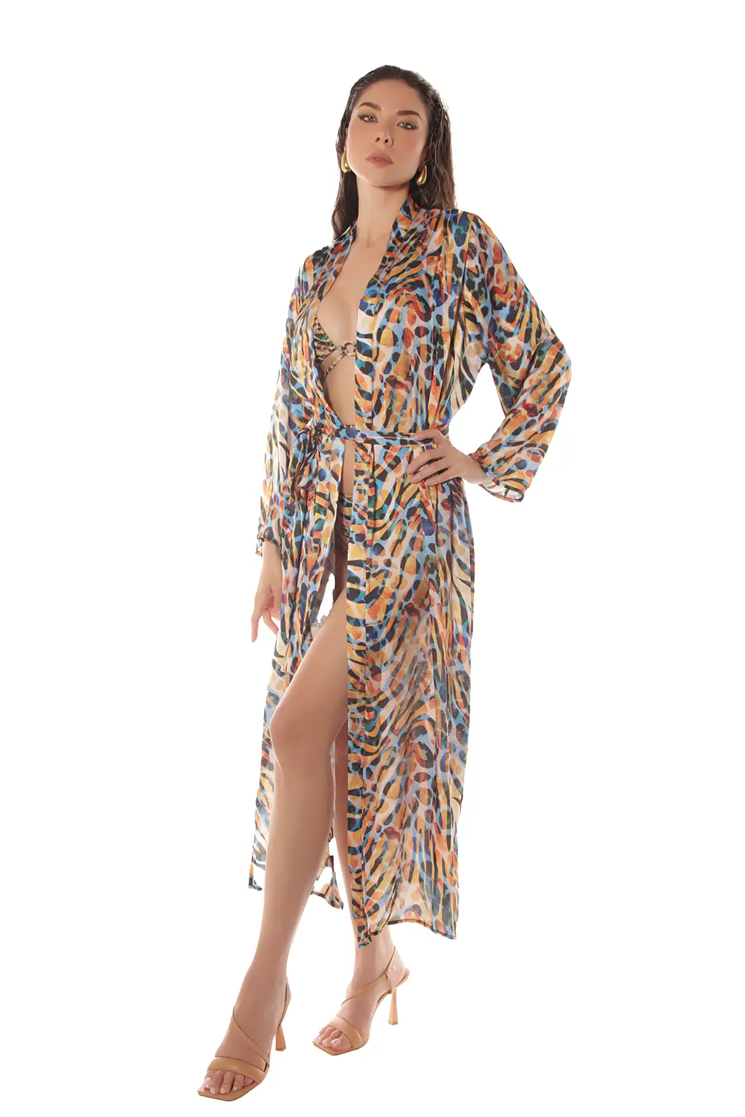 Kimono Lungo Raso